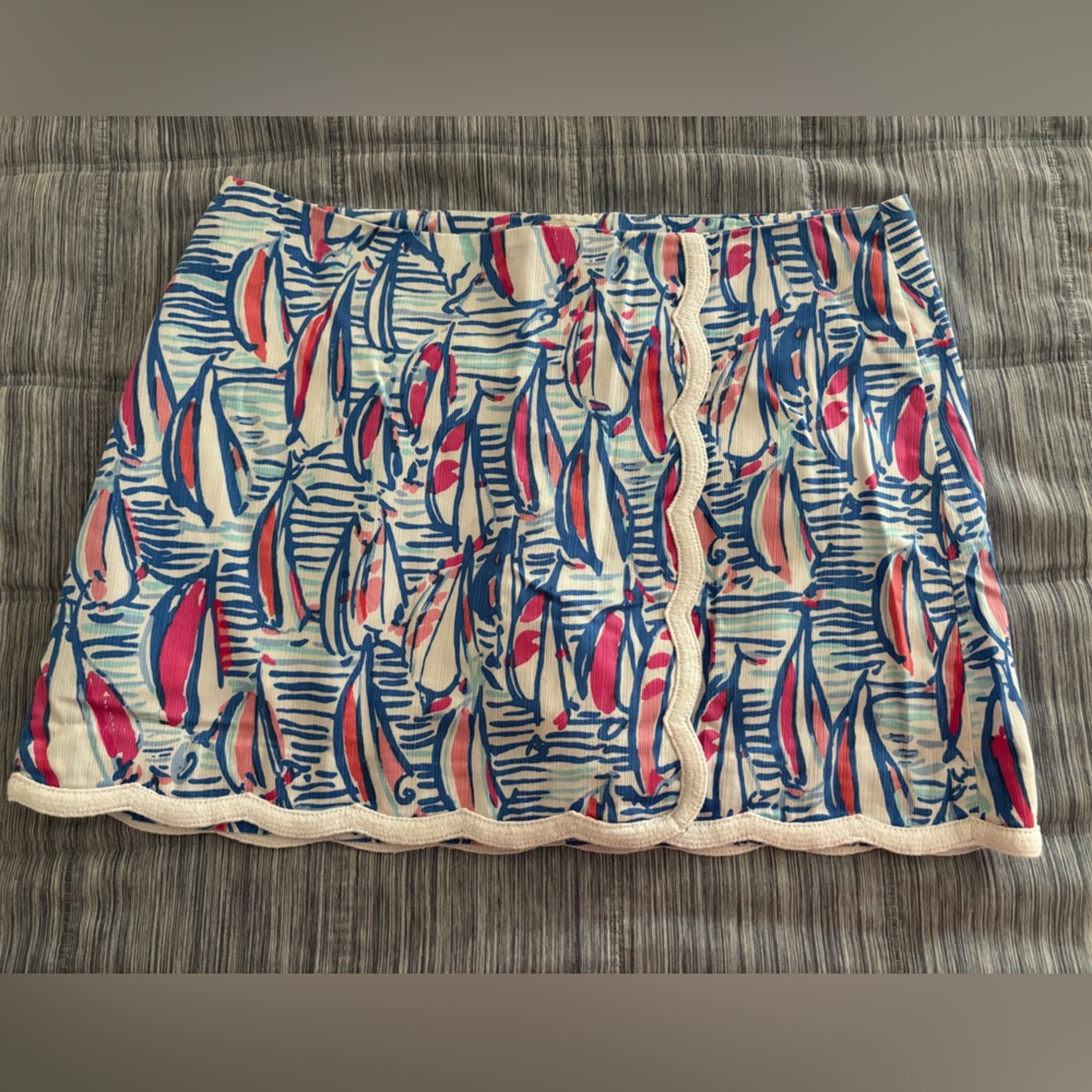 Lilly Pulitzer OG Red Right Return mini Skirt